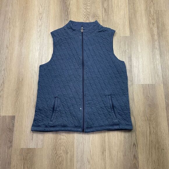 Mizzen Main Vest Mens Extra Large Blue Golf Full Zip Casual - Picture 1 of 11
